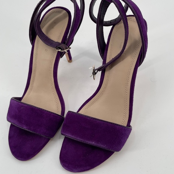 New Sandro Women's Purple Sandals straps 39 - Picture 12 of 15